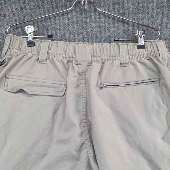 Wrangler Mens Chino Shorts Gray Size 32 Slash Pockets Cotton Nylon Blend - Picture 8 of 15